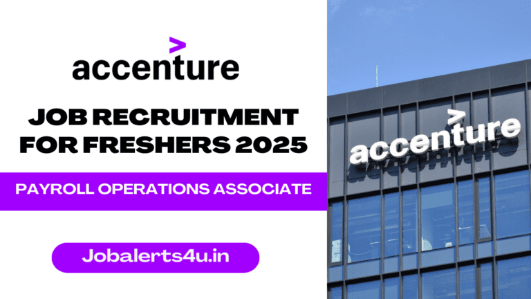 Accenture Hiring For Payroll Operations Associate 2025