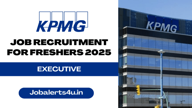 KPMG is Hiring For Executive Role 2025