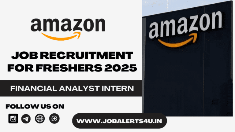 Amazon is Hiring For Financial Analyst Intern 2025