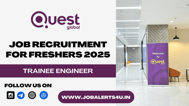 Quest Global is Hiring Trainee Engineer 2025