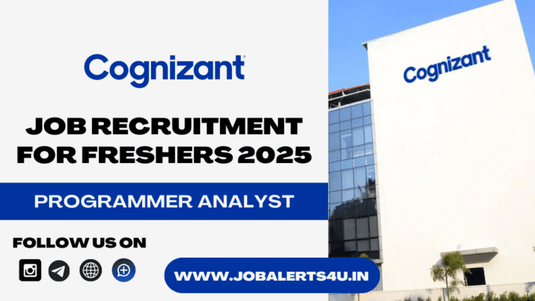 Cognizant is Hiring Programmer Analyst 2025