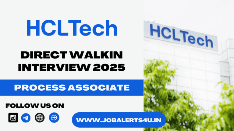 HCLTech Walkin Interview 2025
