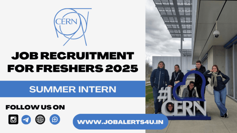 CERN Summer Student Programme 2025