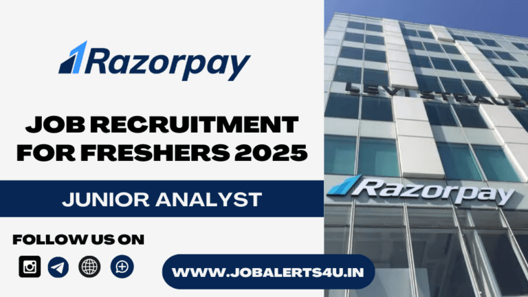 Razorpay is Hiring Junior Analyst 2025