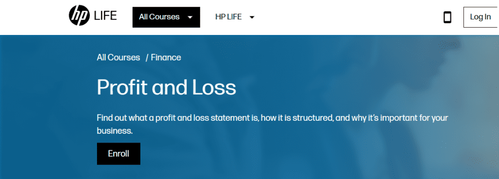HP Life Profit and Loss Course