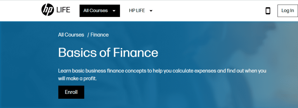 HP Life Basics of Finance