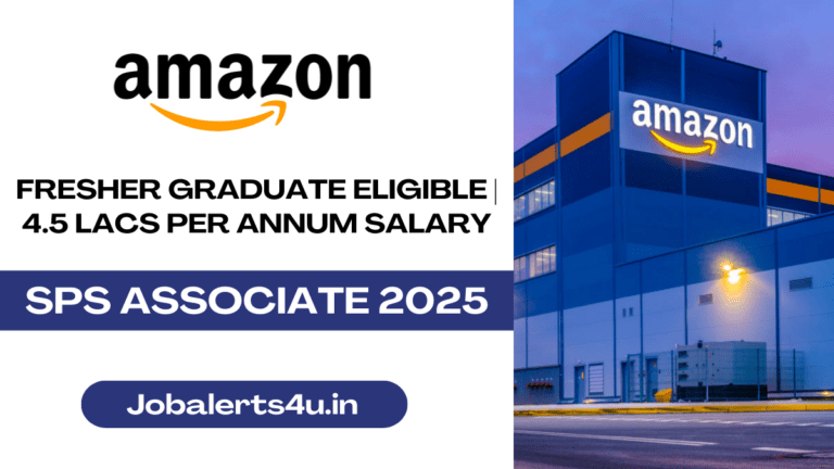 Amazon Is Hiring For SPS Associate Role 2025