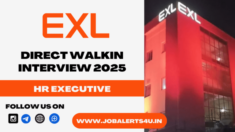 EXL Walkin Interview For HR Executive 2025