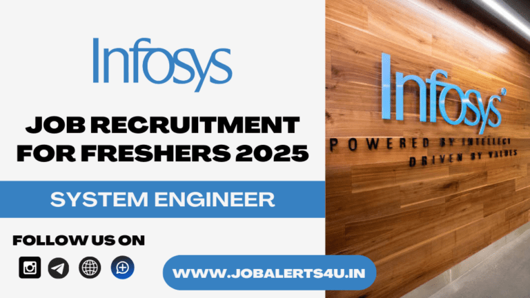 Infosys is Hiring For System Engineer 2025