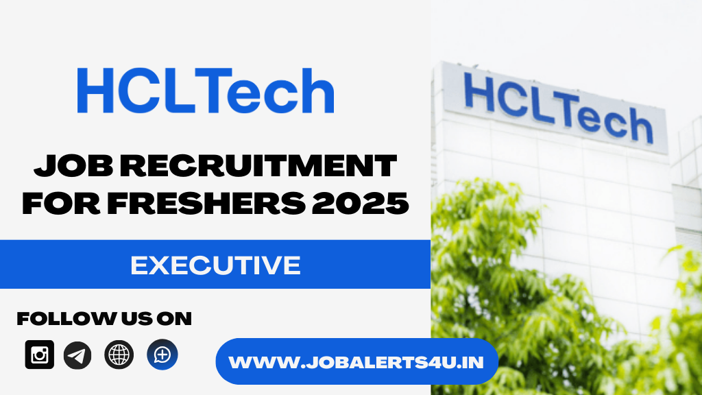 HCLTech is Hiring For Executive 2025