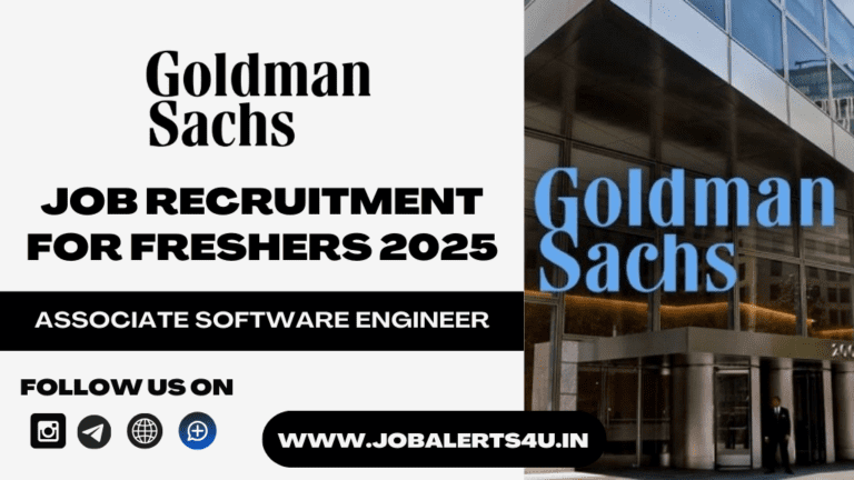 Goldman Sachs is Hiring For Associate Software Engineer 2025