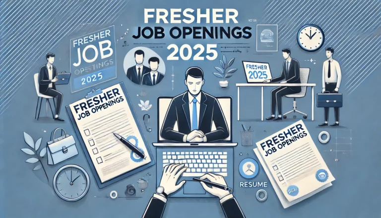 Fresher Job openings 2025