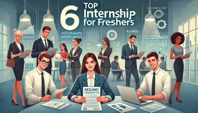 6 Top Internships Opportunities For Freshers