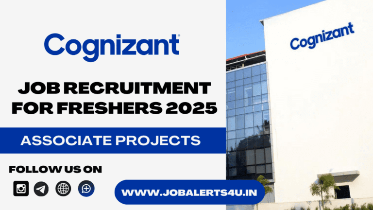 Cognizant is Hiring For Associate Projects 2025