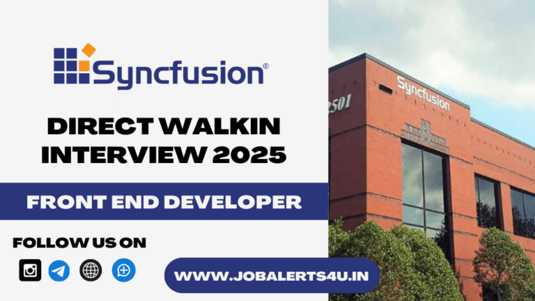 Syncfusion Direct Interview 2025