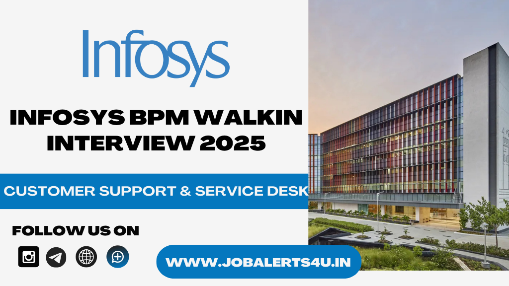Infosys BPM Walkin Interview 2025