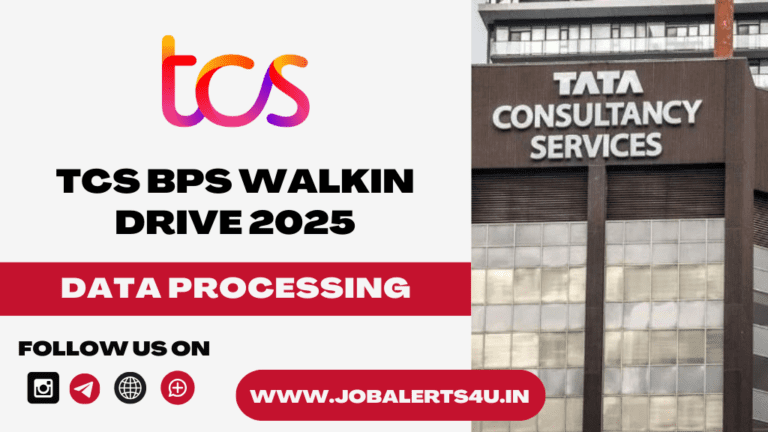 TCS BPS Walkin Drive 2025