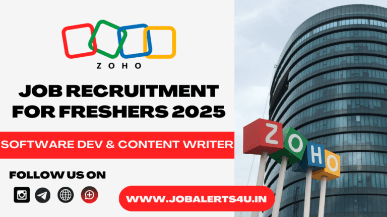 Zoho Recruitment 2025