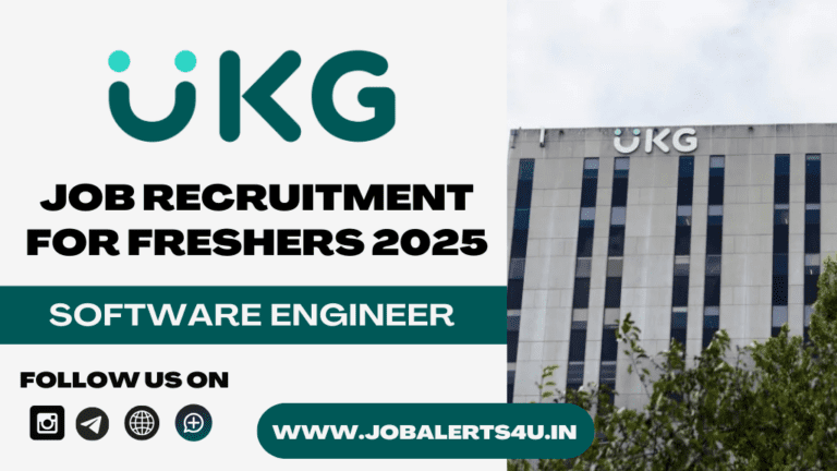 UKG is Hiring For Software Engineer 2025