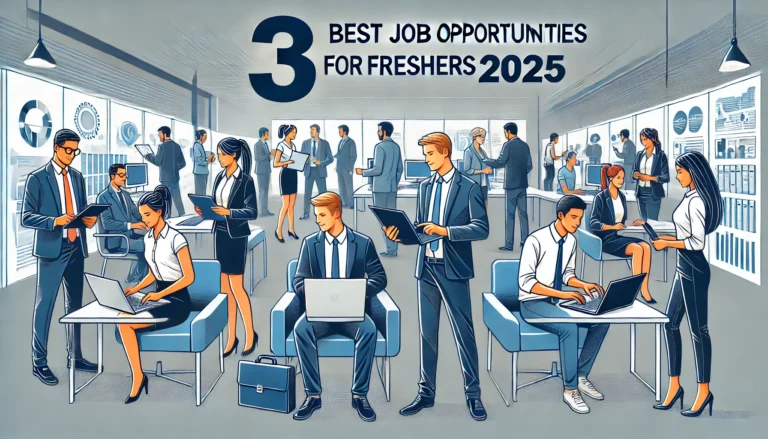 3 Best Job Opportunity For Freshers 2025