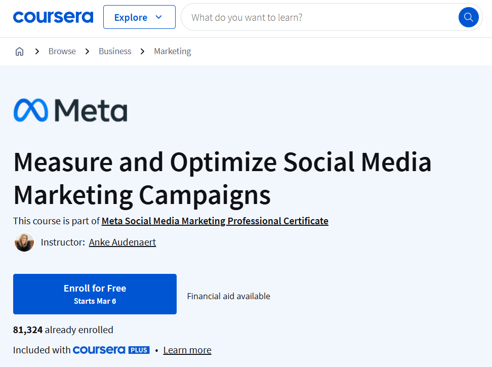 Meta Launches Free 6 Social Media Marketing Courses