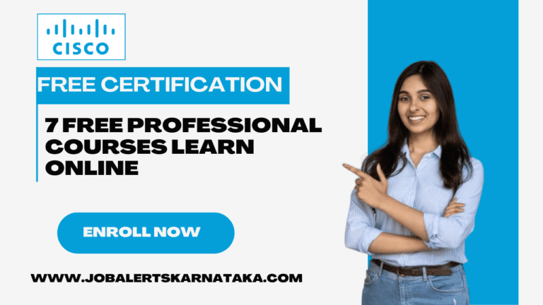 Cisco Launches Free 7 Professional Courses