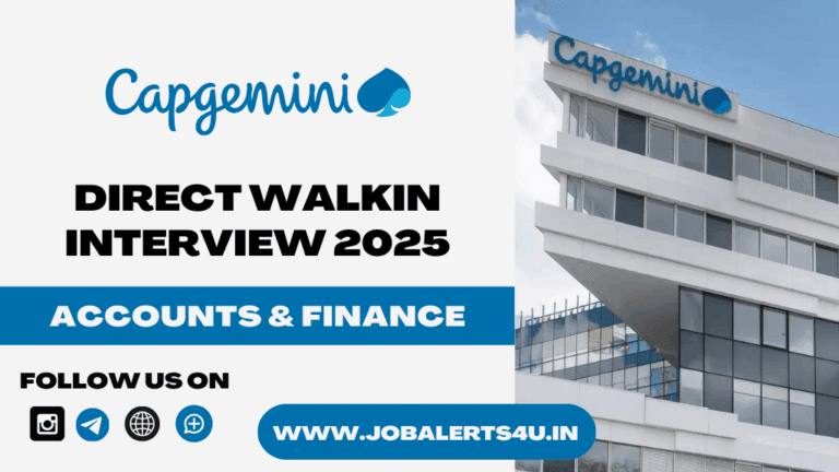 Capgemini Walkin Interview 2025