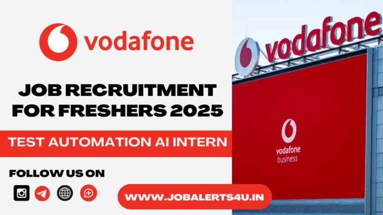 Vodafone Recruitment 2025