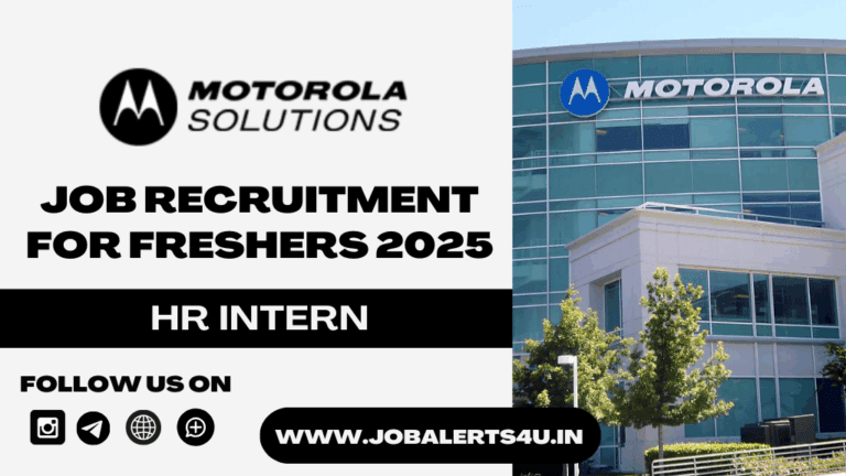 Motorola Solutions is Hiring HR Intern 2025