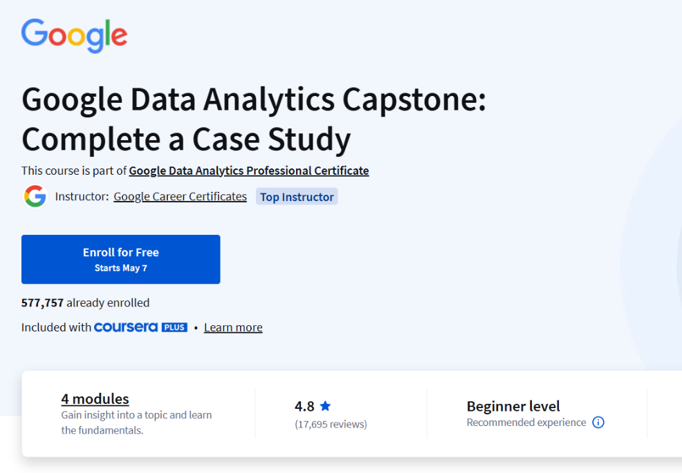 Google Launch 8 Data Analytics Courses