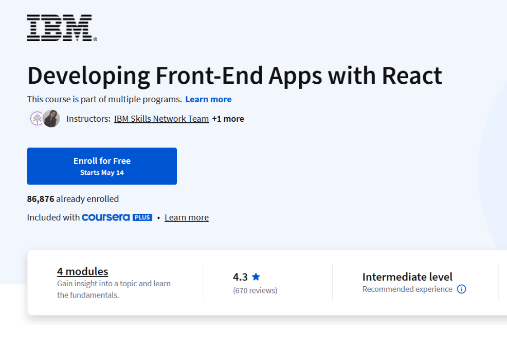 Explore IBM's Frontend Developer Professional Course 