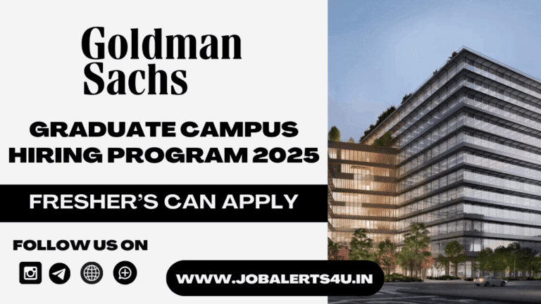 Goldman Sachs Campus Hiring Program 2025