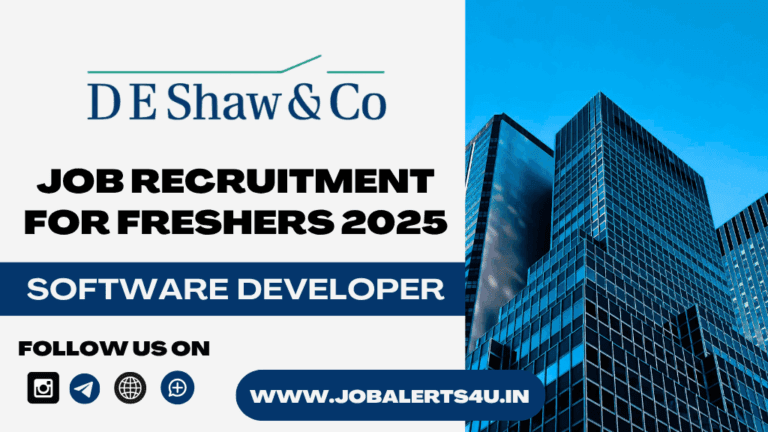 D. E. Shaw Recruitment 2025