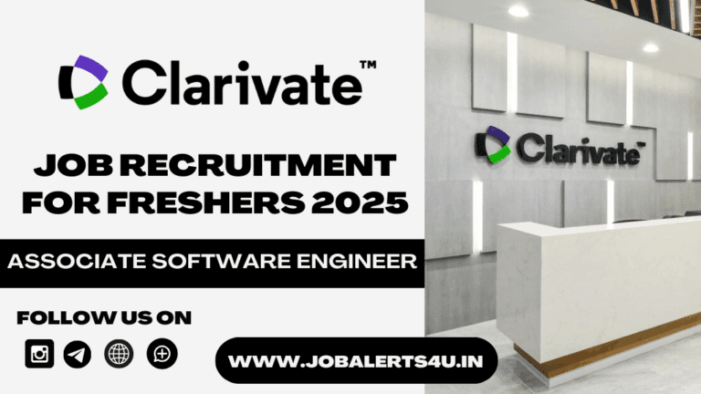 Clarivate Recruitment 2025