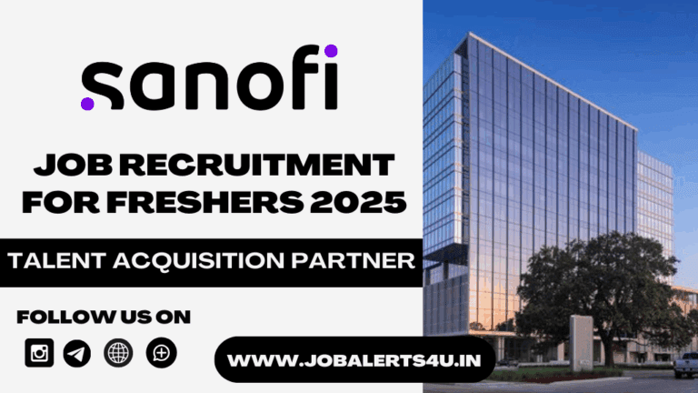 Sanofi Recruitment 2025