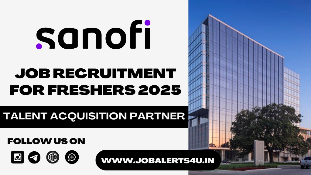 Sanofi Recruitment 2025