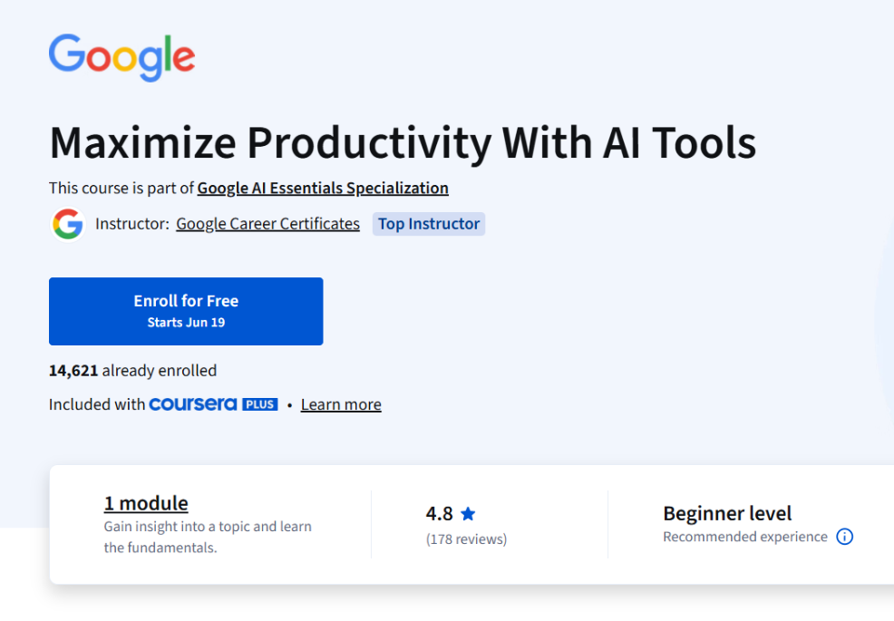 Google Launch Beginner Friendly AI Courses 2025