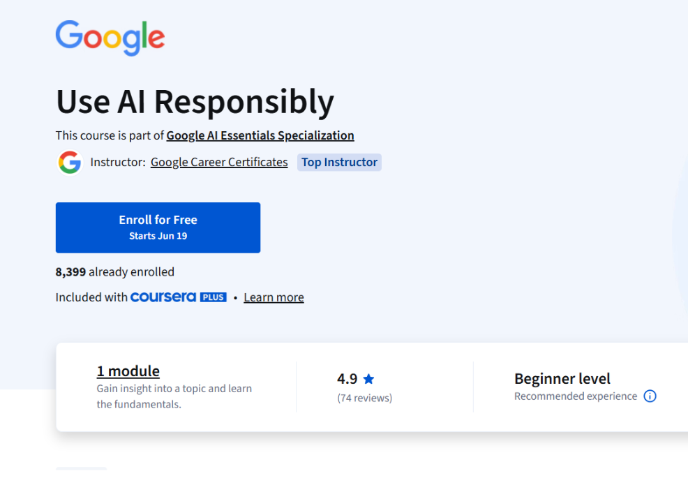 Google Launch Beginner Friendly AI Courses 2025
