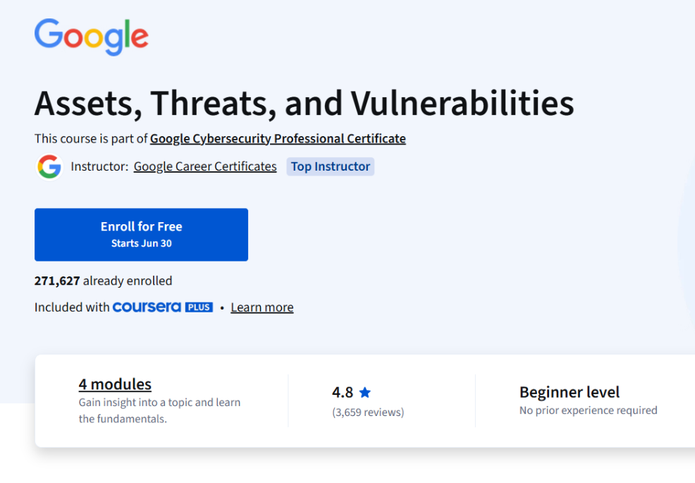 Google Launches Cybersecurity Courses 2025
