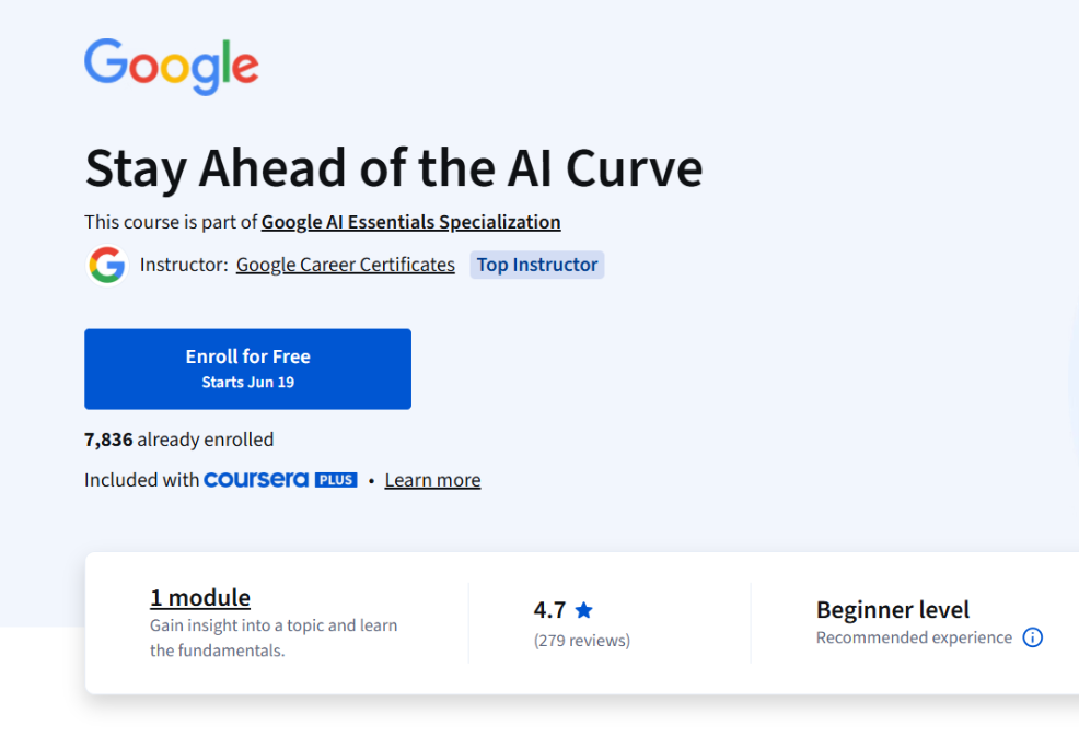 Google Launch Beginner Friendly AI Courses 2025