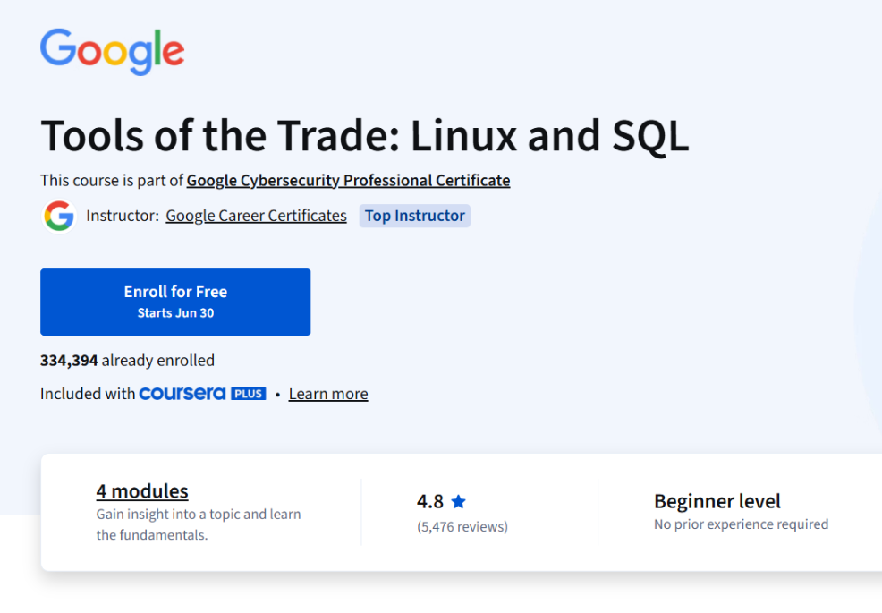 Google Launches Cybersecurity Courses 2025