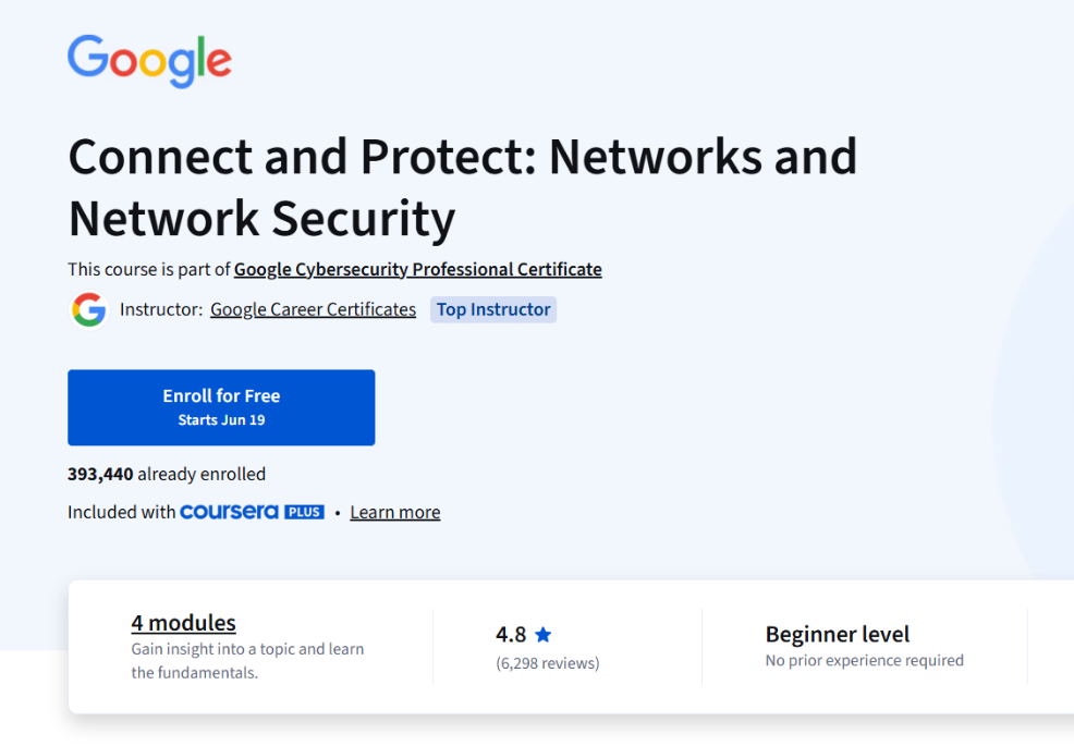 Google Launch Cybersecurity Beginner Friendly Course in 2025