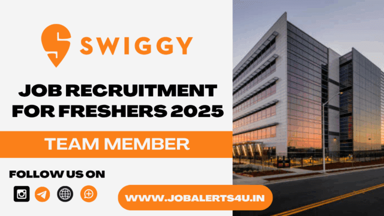 Swiggy is Hiring For Team Member Role 2025