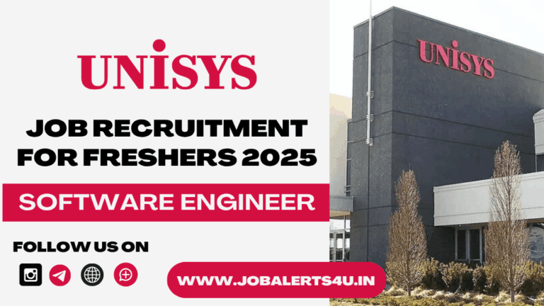 Unisys Freshers Hiring 2025 | Software Engineer Role