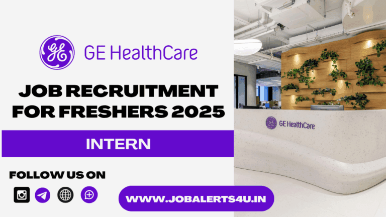 GE HealthCare Recruitment 2025