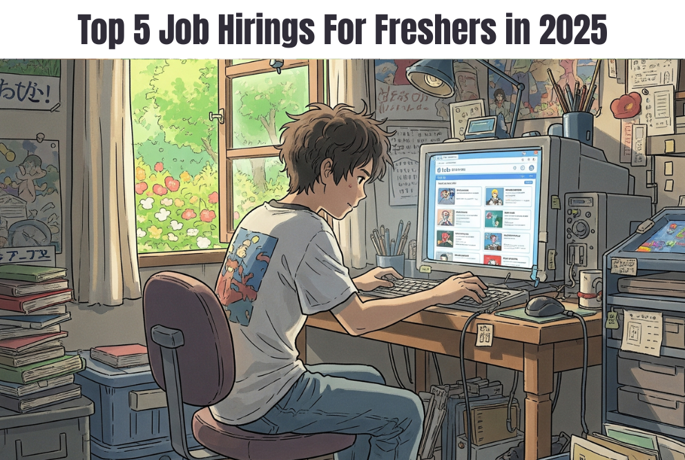 Top 5 Job Hirings For Freshers in 2025