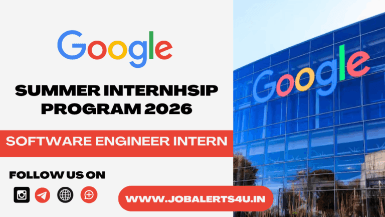 Google Summer Internhsip Program 2026