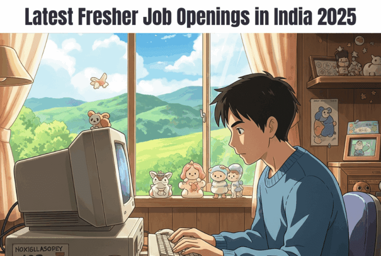 Latest Fresher Job Openings in India 2025