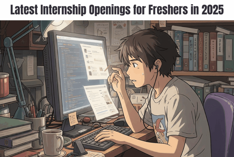 Latest Internship Openings for Freshers in 2025
