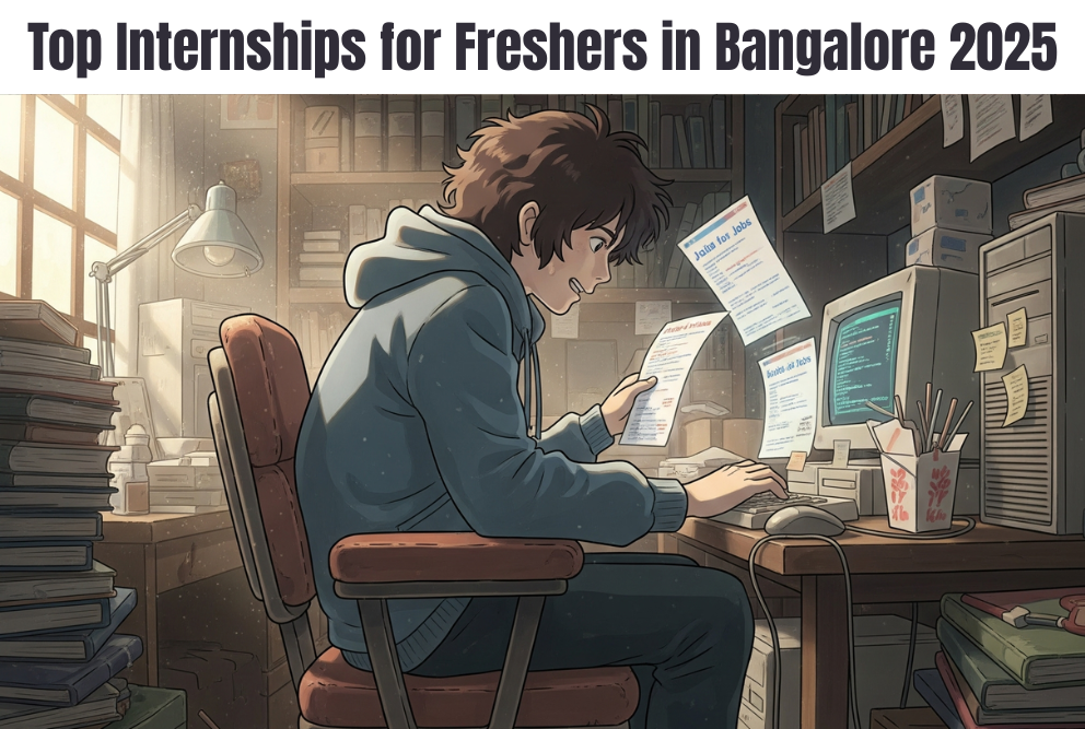 Top Internships for Freshers in Bangalore 2025